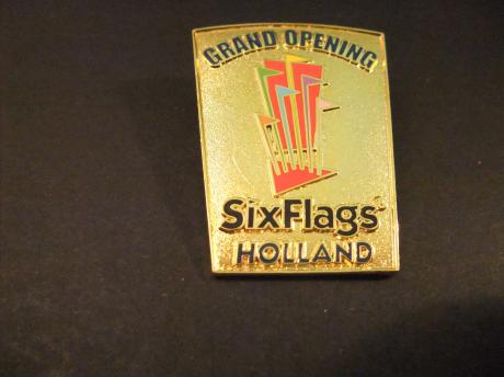 Grand opening Six Flags Holland ( attractiepark ) 2000 ( gestard als Flevohof daarna  Walibi Flevo toen Six Flags daarvoor Walibi World en nu Walibi Holland te Biddinghuizen.